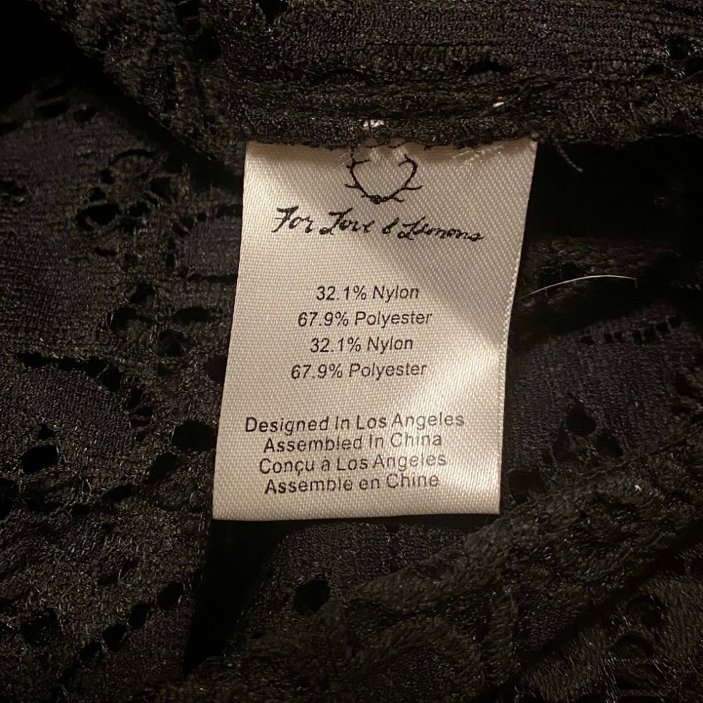SET BLACK EYELASH LACE LONG TOP BELL MINI SKIRT - Picture 10 of 16